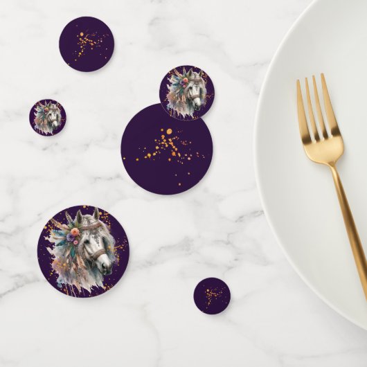Mooie Boho Paard Confetti (Groep)