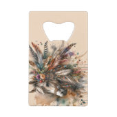Mooie Boho Paard Creditkaart Flessenopener (Voorkant)
