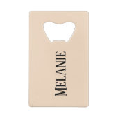 Mooie Boho Paard Creditkaart Flessenopener (Achterkant)