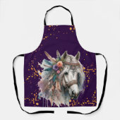 Mooie Boho Paard Schort (Voorkant)