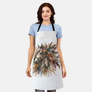 Mooie Boho Paard  Schort