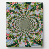 Mooie boho roze, rode rozen, waterverf florale fotoplaat (Voorkant)