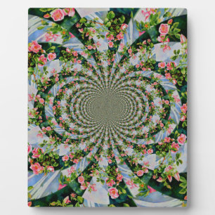 Mooie boho roze, rode rozen, waterverf florale fotoplaat