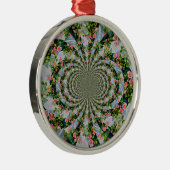 Mooie boho roze, rode rozen, waterverf florale metalen ornament (Rechts)