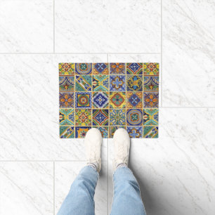 Mooie Boho Talavera Tegels Deurmat