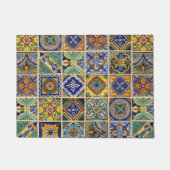 Mooie Boho Talavera Tegels Deurmat (Voorkant)
