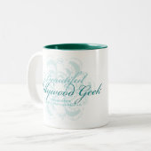 Mooie Bollywood Geek Coffee Cup Tweekleurige Koffiemok (Voorkant links)