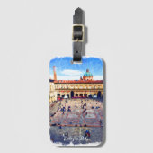 Mooie Bologna Italië Waterverf Reizen Bagagelabel (Voorkant (verticaal))