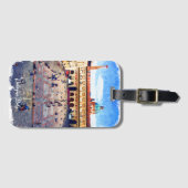 Mooie Bologna Italië Waterverf Reizen Bagagelabel (Voorkant (horizontaal))