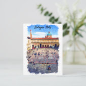 Mooie Bologna Italië Waterverf Reizen Briefkaart (Staand voorkant)