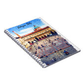 Mooie Bologna Italië Waterverf Reizen Notitieboek (Rechterzijde)