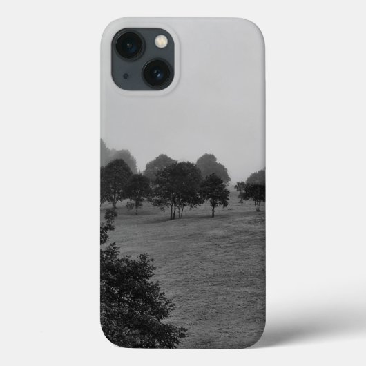 Mooie bomen en natuur in mist Case-Mate iPhone case (Achterkant)