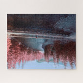 Mooie bomen en Stream Puzzle Legpuzzel (Horizontaal)