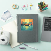 Mooie Bonaire zonsondergang Sticker (iPad Cover)