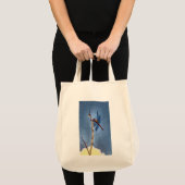 Mooie boodschappentas met libel print tote bag (Voorkant (product))