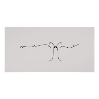 Mooie Boog Pen Kunst Perfect Poster