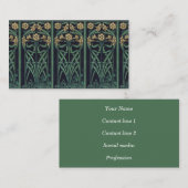 Mooie Book Spine Calling Card Visitekaartje (Voorkant / Achterkant)