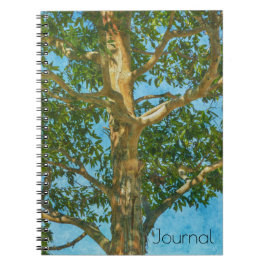 Mooie Boom en Sky Art Journal Notitieboek