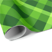 Mooie boom groen geruite inpakpapier (Rol Hoek)