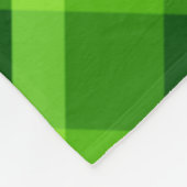 Mooie boom groen geruite medium fleece deken (Hoek)