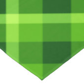 Mooie boom groen geruite medium tafelkleed (Gekanteld)