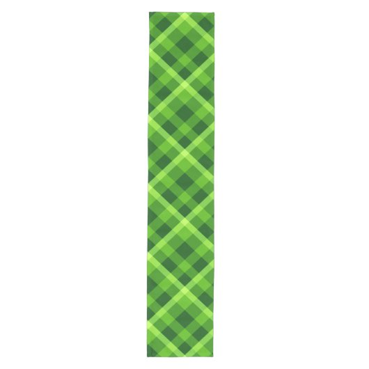 Mooie boom Groen Plaid Medium Tafelloper (Voorkant)