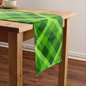 Mooie boom Groen Plaid Medium Tafelloper (Voorbeeld)