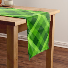 Mooie boom Groen Plaid Medium Tafelloper