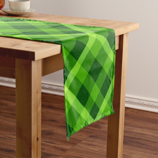 Mooie boom Groen Plaid Medium Tafelloper (Voorbeeld)