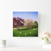 Mooie Boom Landschap Vierkante Klok (Huis)