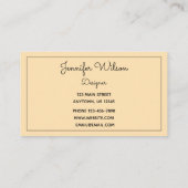 Mooie boom met zonsondergang Visitekaartje (Achterkant)