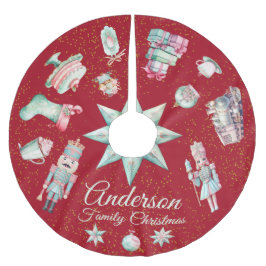 Mooie boomkleed met vakantieontwerpen kerstboom rok