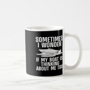 Mooie bootkunst voor mannen vrouwen bootkapitein z koffiemok