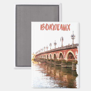 Mooie Bordeaux Frankrijk City Travel Magneet