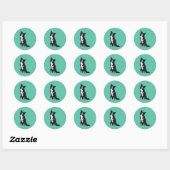 Mooie Border Collie Hond Stickers (Vel)