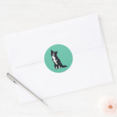 Mooie Border Collie Hond Stickers (Envelop)