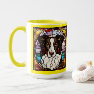 Mooie Border Collie koffiemok Mok