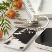 Mooie Border Collie~ Sleutelhanger (Voorkant Rechts)