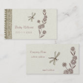 Mooie borduurwerk voor visitekaartjes (Voorkant / Achterkant)