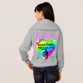MOOIE BORN TO TUMBLE GEPERSONALISEERDE HOODIE (Achterkant volledig)