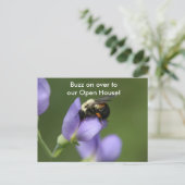 Mooie borrelbijen briefkaart (Staand voorkant)
