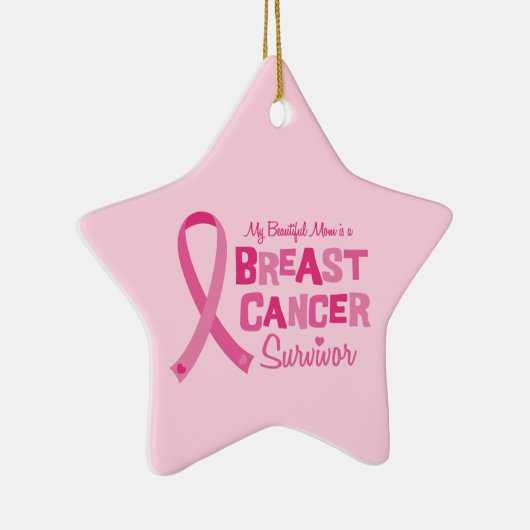 Mooie borstkanker overlevende siervoorwerpen keramisch ornament (Rechts)