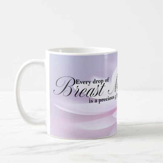 Mooie borstvoeding mok (Links)