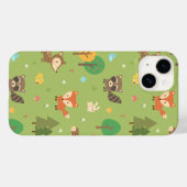 Mooie bos bosdierpatroon Case-Mate iPhone case (Achterkant (horizontaal))
