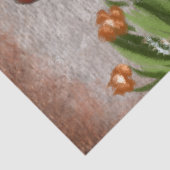 Mooie Bos Paddenstoelen Tissue Papier (Detail)