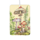 Mooie bos paddenstoelen varens luchtverfrisser (Voorkant)