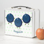 Mooie bosbessen paarse illustratie van de cartoon (In situ)