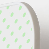 Mooie bosbessen paarse illustratie van de cartoon pickleball paddle (Links Detail)