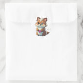 Mooie Bosdier Sticker | Klassieke Ronde Gifti (Tas)