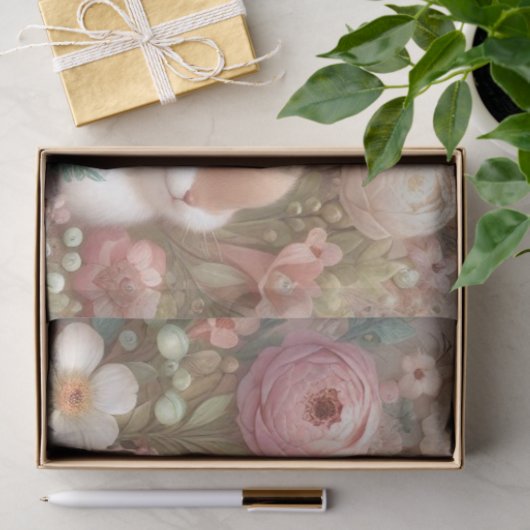 Mooie Bosdieren Bloemig Tissuepapier (Geschenk)